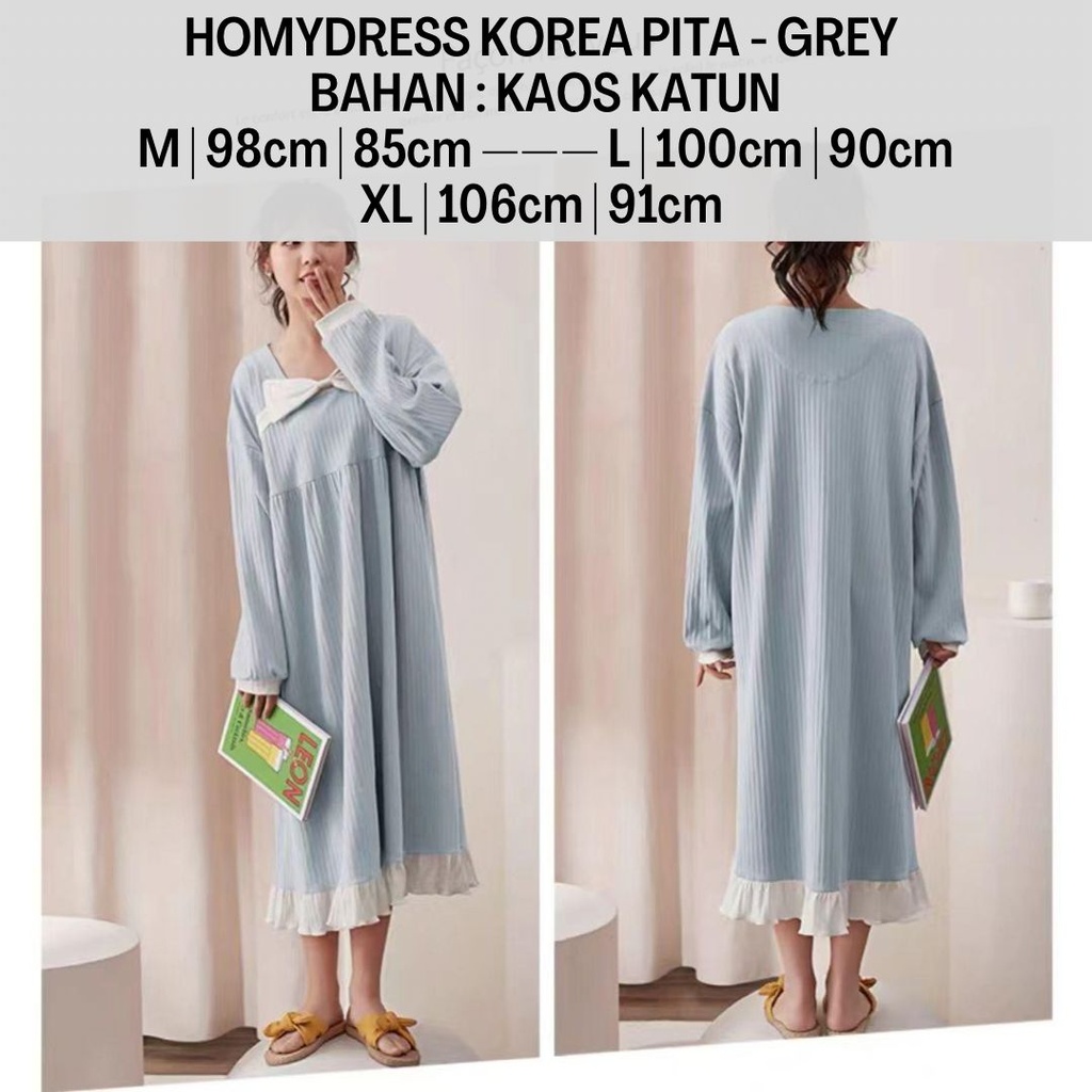 Homydress Korea Pita-Grey