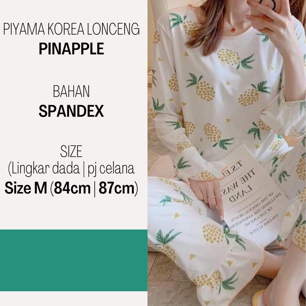 Piyama Korea Lonceng-Pinapple