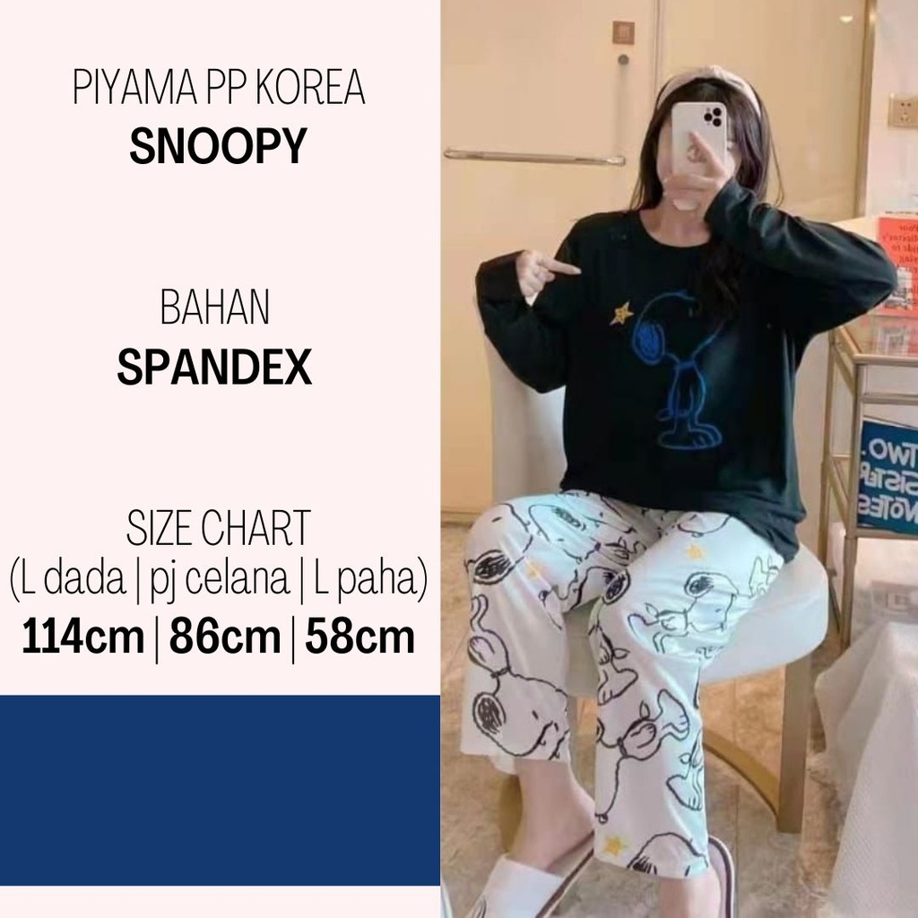 Piyama PP Korea-Snoppy