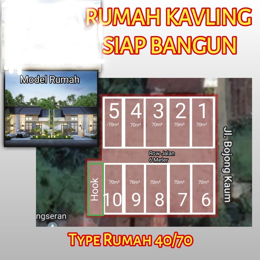 Rumah Kavling Siap Bangun