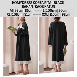 Homydress Korea Pita-Black