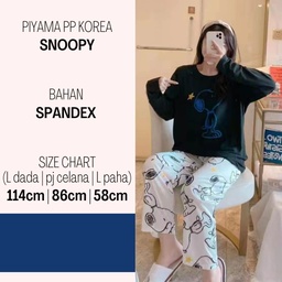 Piyama PP Korea-Snoppy