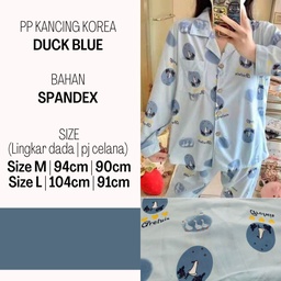 PP Kancing Korea-Duck Blue