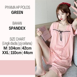 Piyama HP Polos Green