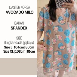 Daster Korea Avocado Milo