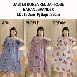 Daster Korea Renda-Rose